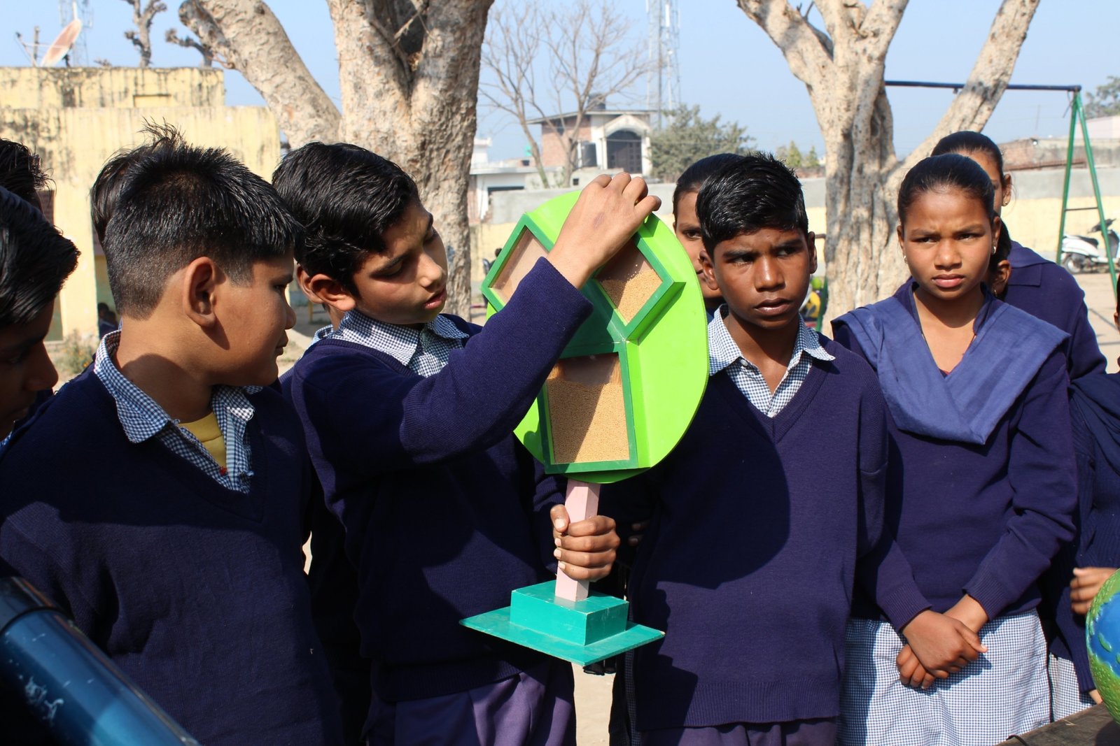 Mobile Science Lab at Govt. Sr. Sec. School, Village Rawa, Shahabad