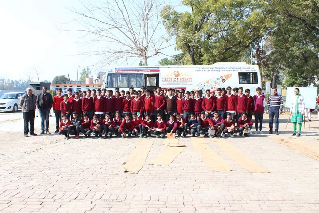 Circus of Science at Govt. Sr. Sec. School, Kirmach