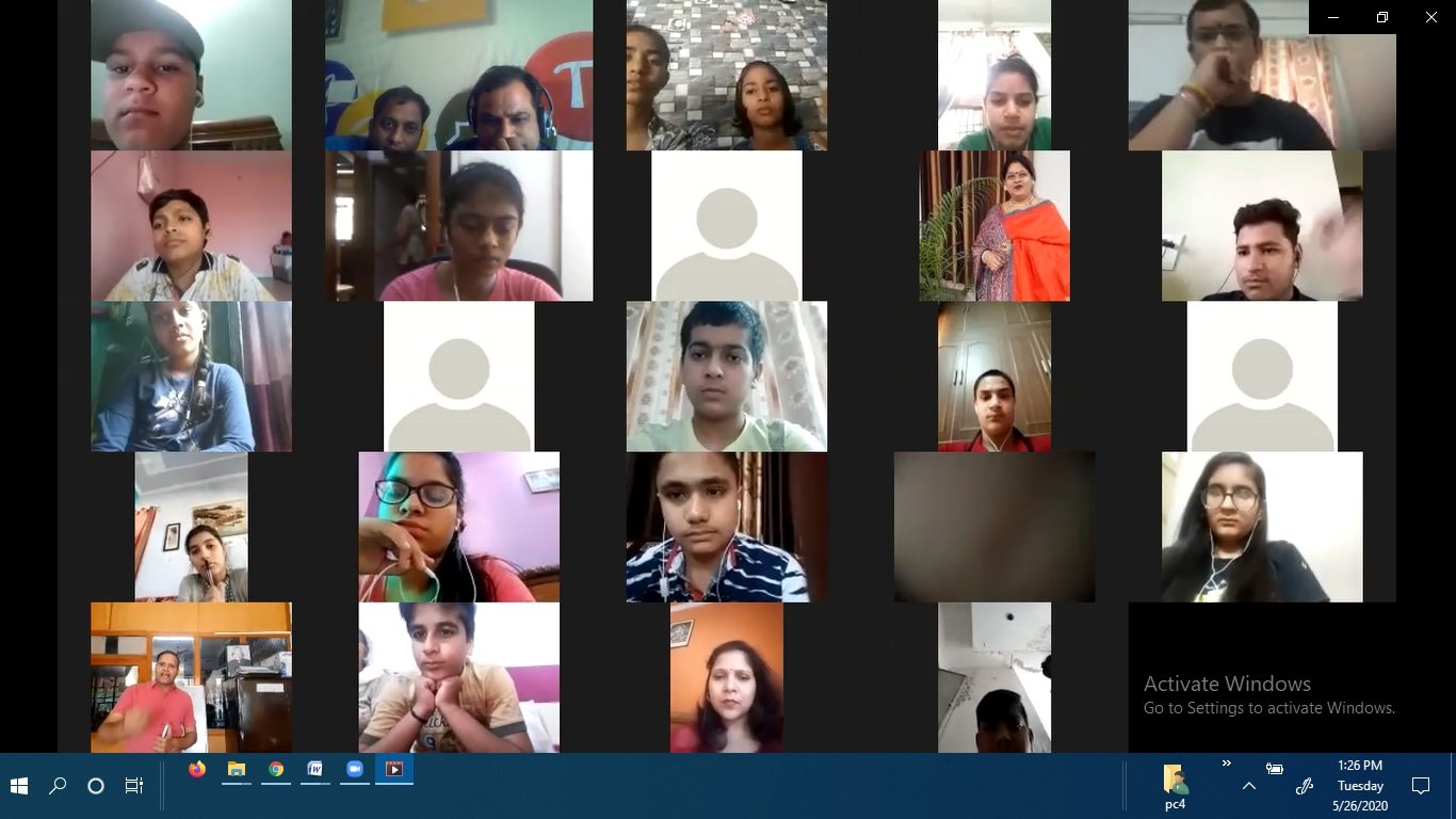 परमाणु संरचना के राष्ट्रीय वेबीनार में 11 राज्य के विद्यार्थी हुए शामिल