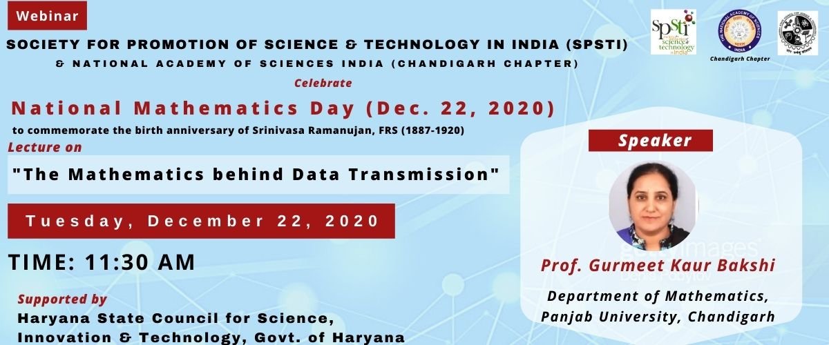 Mathematics behind data transmission – Prof. Gurmeet Kaur Bakshi