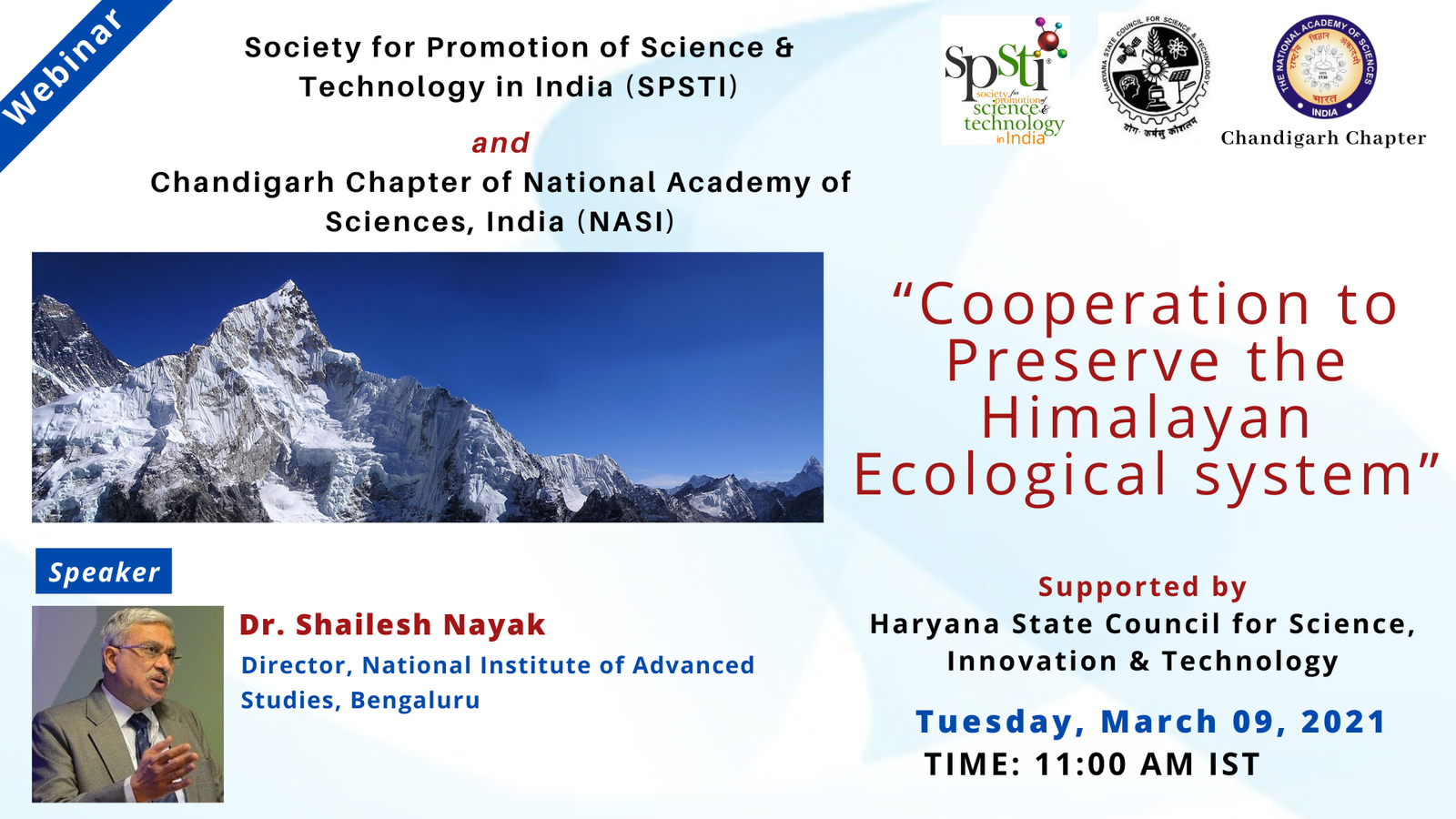 40% of the World’s Population depends on Himalayan Ecological System- Prof. Shailesh Nayak