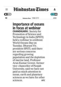 Importance of Oceans in focus at Webinar