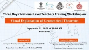Three Days Teachers Training Workshop on Mathematics at Kurukshetra
