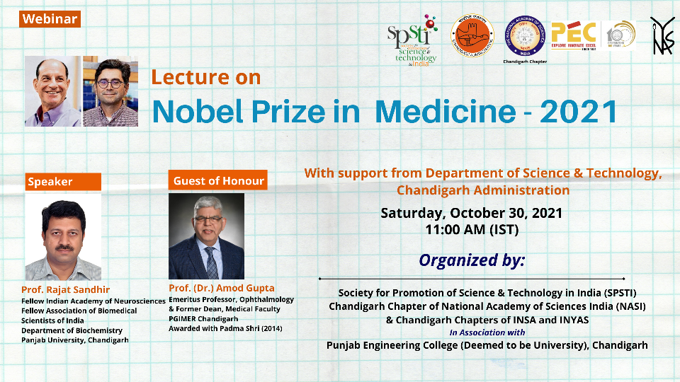 Lecture on Nobel Prize in Medicine – Prof. Rajat Sandhir