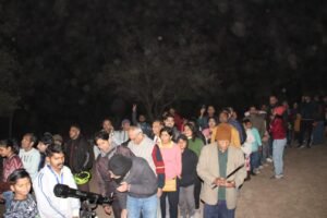 Stargazers gather to watch Green Comet and other Celestial bodies