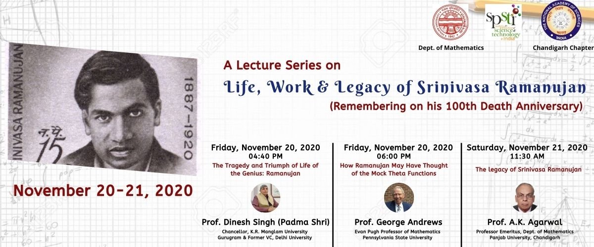 Life, Work & Legacy of Srinivasa Ramanujan