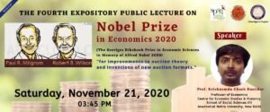 Nobel Prize in Economics 2020- Prof. Krishnendu Ghosh Dastidar