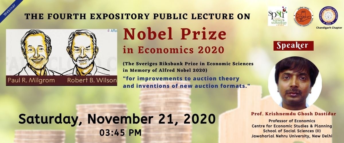 Nobel Prize in Economics 2020- Prof. Krishnendu Ghosh Dastidar