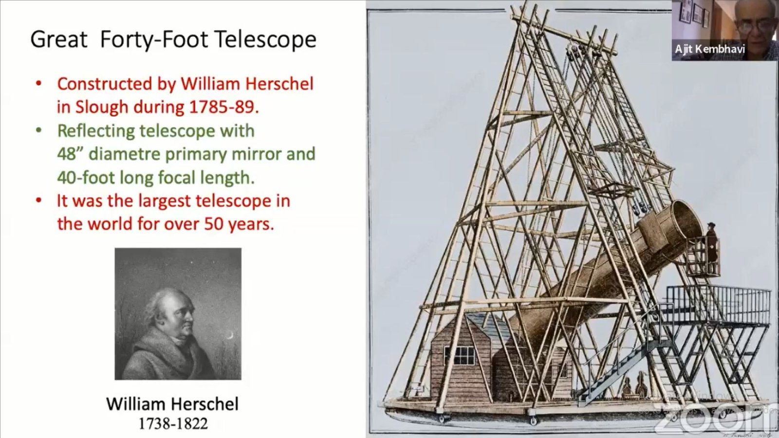 From Galileo to James Webb Space Telescope: The Forward March of Astronomy-Prof. Ajit Kembhavi