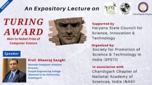 Prof. Dheeraj Sanghi delivered a talk on Turing Award
