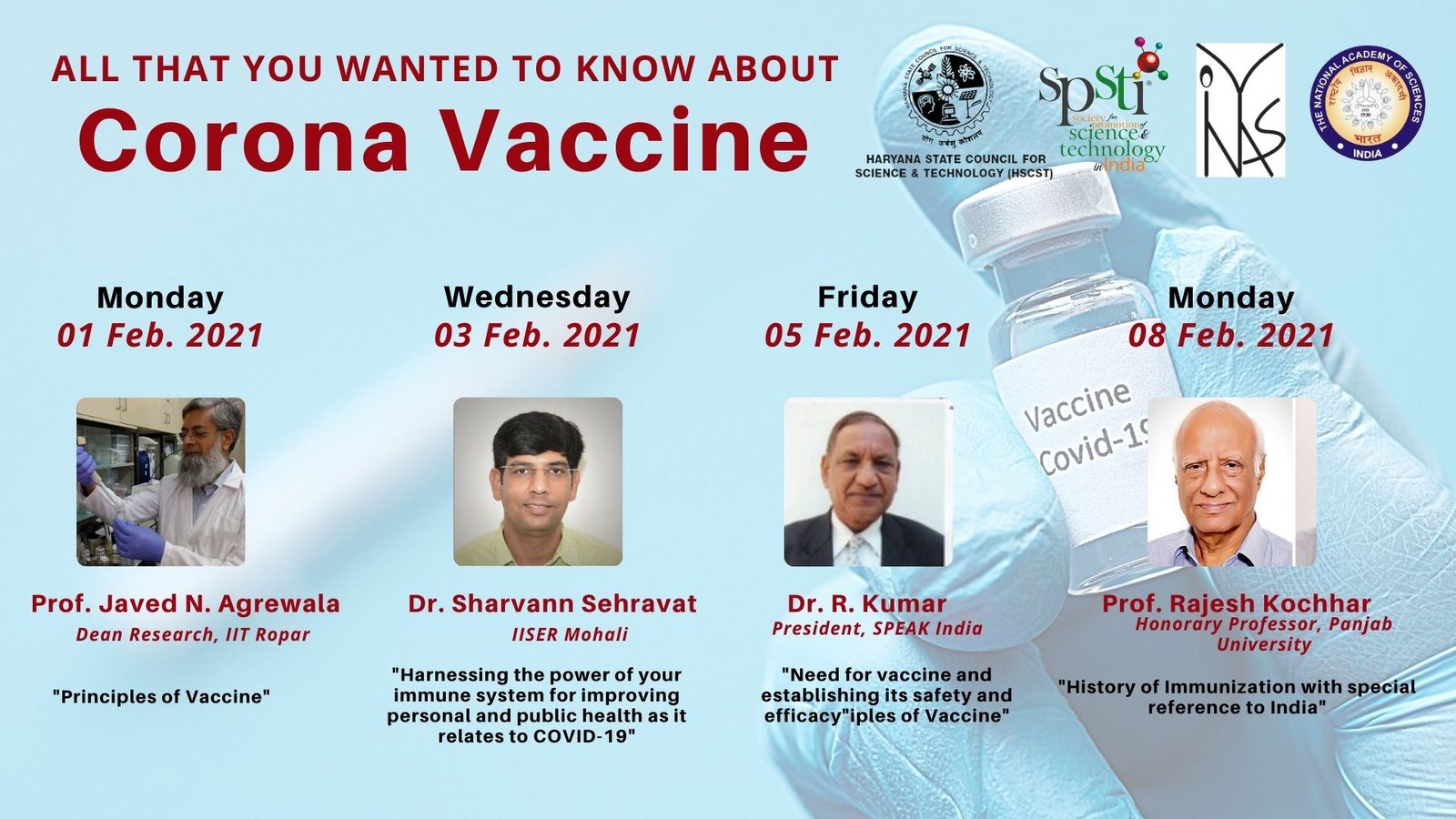 History of Immunization with special reference to India – Prof. Rajesh Kochhar