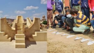 Students learnt about the famous Jantar Mantar by making Sundials